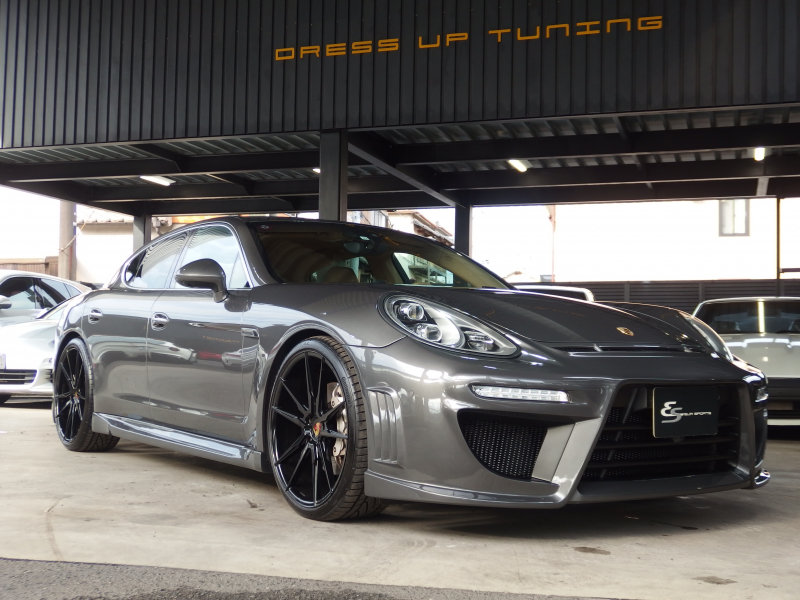 ポルシェ&nbsp;パナメーラ&nbsp;S PDK 正規ディーラー車 ワンオーナー 後期モデル 左H EUR-GTエアロ ES9-22inアルミ LEDヘッドライト エアサス BOSE 360℃カメラ&nbsp;中古車