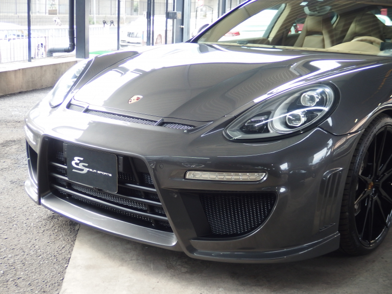 ポルシェ&nbsp;パナメーラ&nbsp;S PDK 正規ディーラー車 ワンオーナー 後期モデル 左H EUR-GTエアロ ES9-22inアルミ LEDヘッドライト エアサス BOSE 360℃カメラ&nbsp;中古車