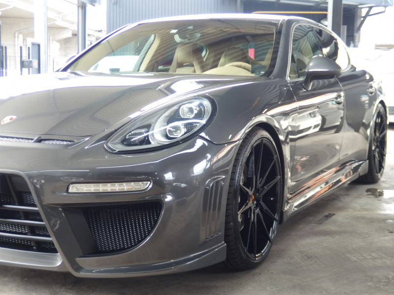 ポルシェ&nbsp;パナメーラ&nbsp;S PDK 正規ディーラー車 ワンオーナー 後期モデル 左H EUR-GTエアロ ES9-22inアルミ LEDヘッドライト エアサス BOSE 360℃カメラ&nbsp;中古車