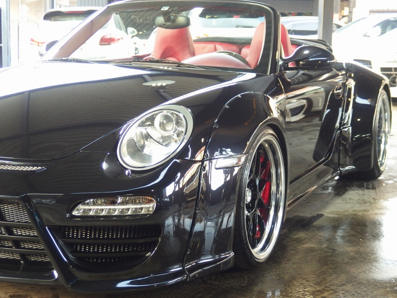 ポルシェ&nbsp;911(Type997)&nbsp;カレラS カブリオレ PDK EUR-GTワイドボディ オールレザーインテリア&nbsp;中古車