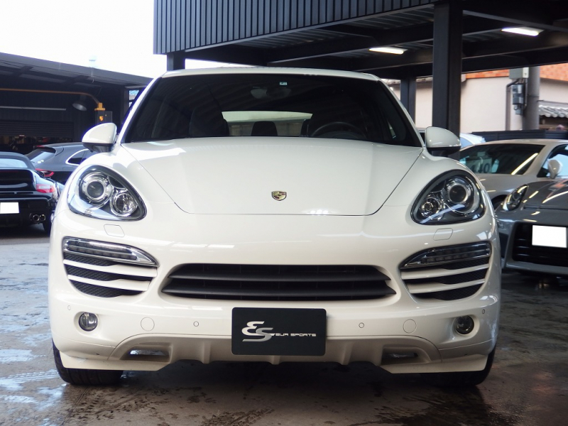 ポルシェ カイエン V6 3.6L 左H ESスポーツマフラー ESダウンサス 社外22inアルミ パノラミックルーフ パークトロニック シートヒーター 中古車