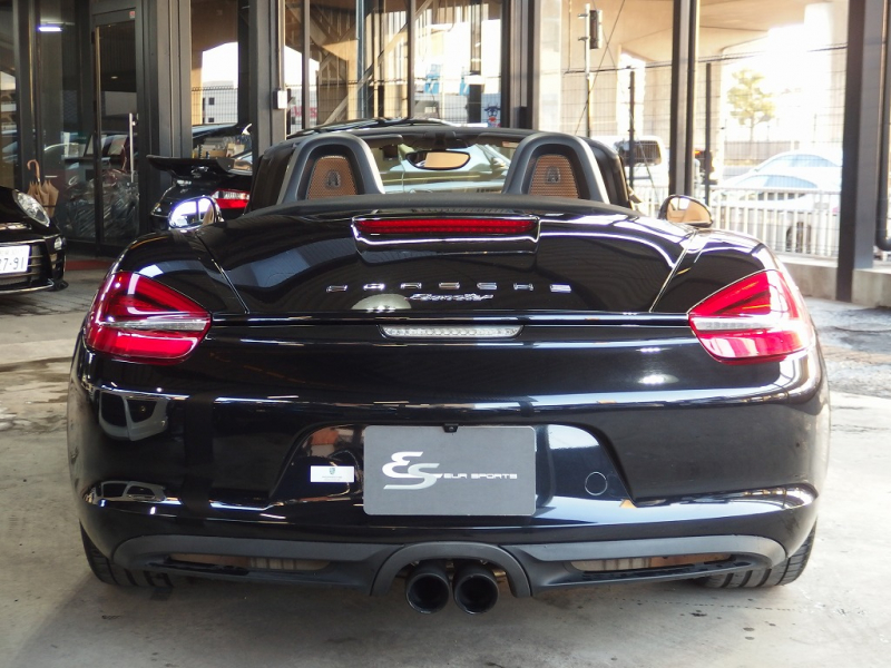 ポルシェ ボクスター 正規ディーラー車　左ハンドル　PDK　ボクスターS用19inアルミ　スポーツエグゾースト　シートヒーター　純正メモリーナビ 中古車