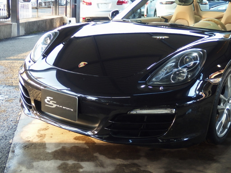 ポルシェ ボクスター 正規ディーラー車　左ハンドル　PDK　ボクスターS用19inアルミ　スポーツエグゾースト　シートヒーター　純正メモリーナビ 中古車