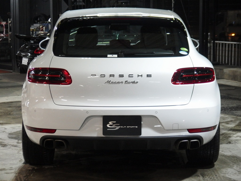 ポルシェ マカン ターボ　正規ディーラー車　ワンオーナー　ES112-22inアルミ　H＆Rダウンサス　PASM　スポーツシート　純正メモリーナビ 中古車