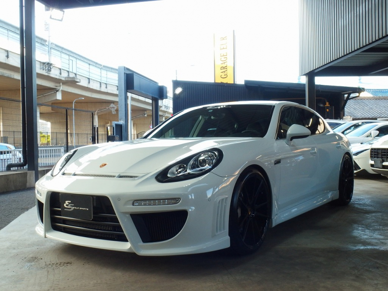 ポルシェ パナメーラ S PDK 正規ディーラー車  後期モデル 左H EUR-GTエアロ ES-22inアルミ LED　エアサス BOSE 中古車