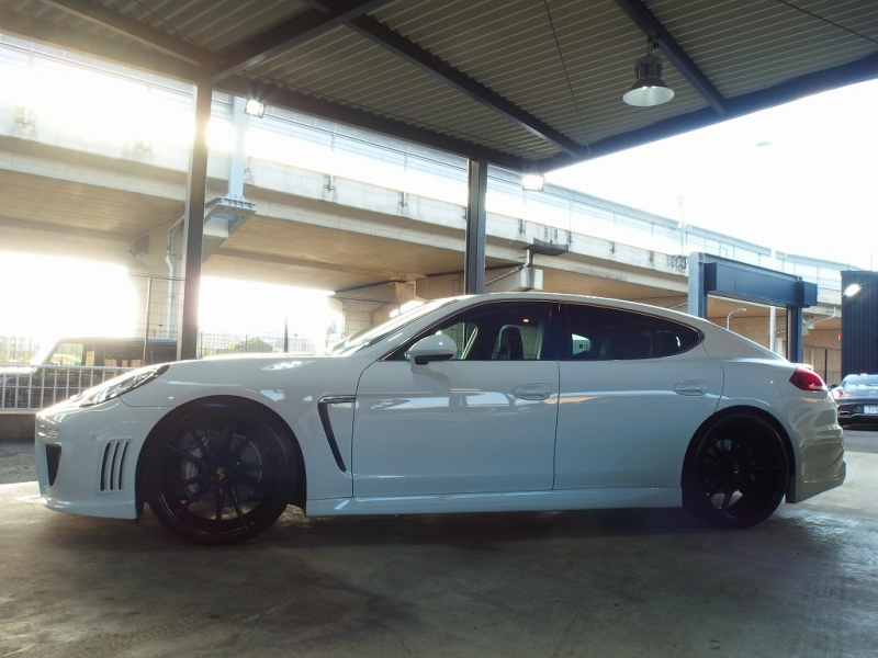 ポルシェ パナメーラ S PDK 正規ディーラー車  後期モデル 左H EUR-GTエアロ ES-22inアルミ LED　エアサス BOSE 中古車