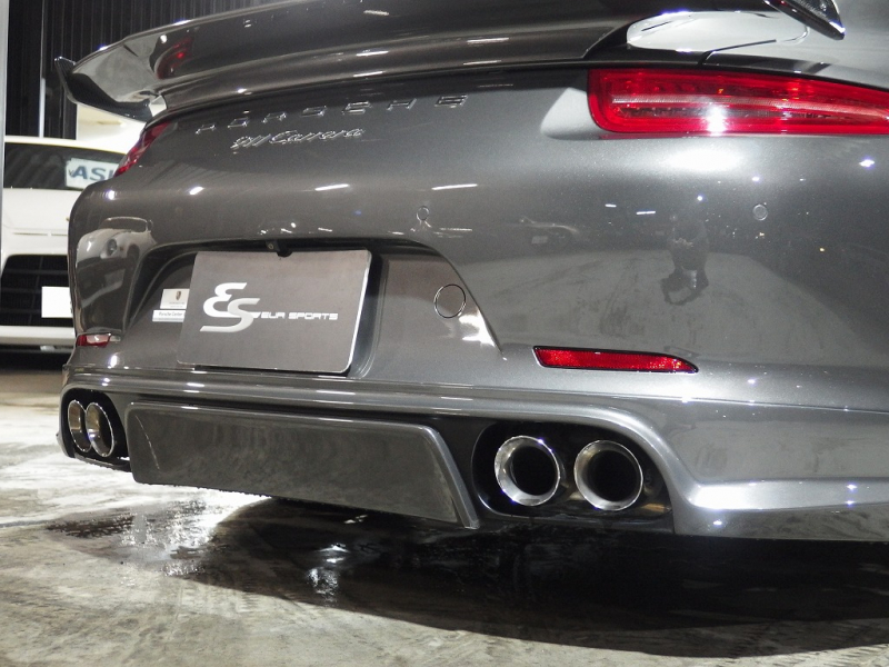 ポルシェ 911(Type991) カレラ 左ハンドル EUR-GTRワイドボディ NAモデル ES可変バルブマフラー 中古車