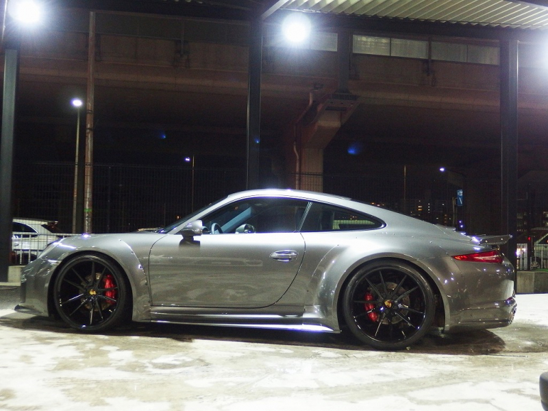 ポルシェ 911(Type991) カレラ 左ハンドル EUR-GTRワイドボディ NAモデル ES可変バルブマフラー 中古車