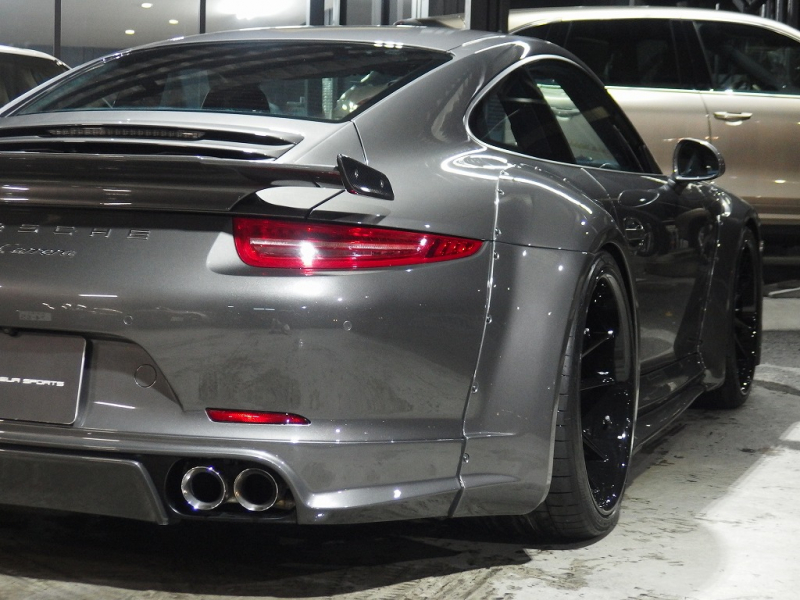 ポルシェ 911(Type991) カレラ 左ハンドル EUR-GTRワイドボディ NAモデル ES可変バルブマフラー 中古車