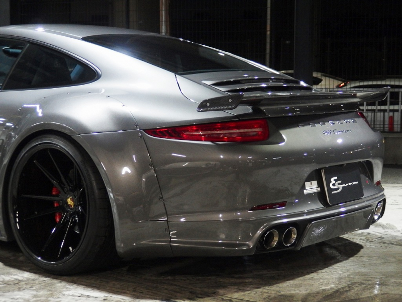 ポルシェ 911(Type991) カレラ 左ハンドル EUR-GTRワイドボディ NAモデル ES可変バルブマフラー 中古車