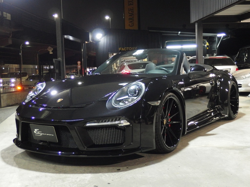 ポルシェ 911(Type991) カレラS カブリオレ EUR-GTRワイドボディ 専用21inアルミ ES可変バルブマフラー 中古車