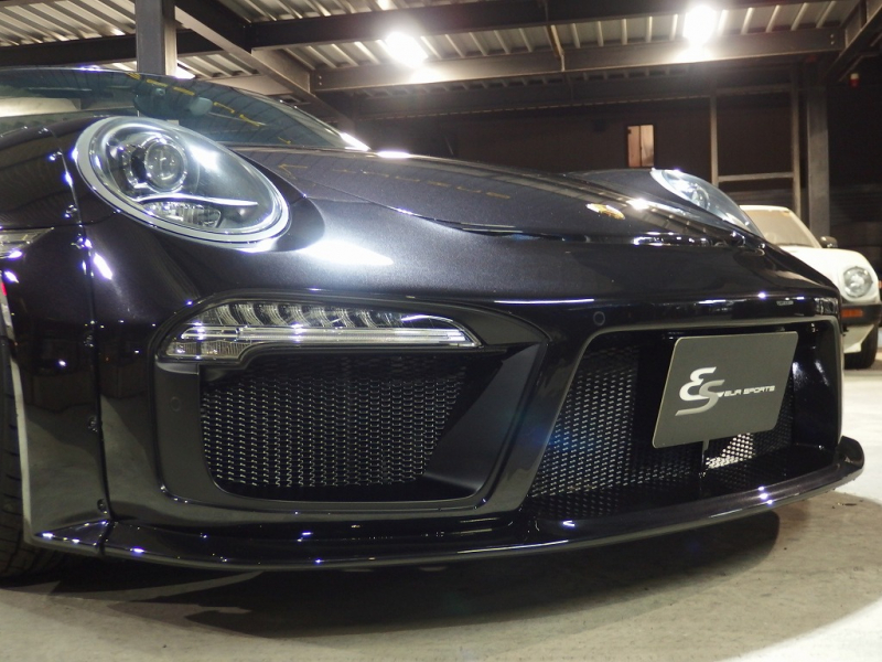 ポルシェ 911(Type991) カレラS カブリオレ EUR-GTRワイドボディ 専用21inアルミ ES可変バルブマフラー 中古車