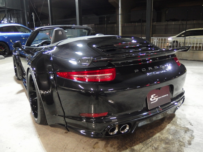 ポルシェ 911(Type991) カレラS カブリオレ EUR-GTRワイドボディ 専用21inアルミ ES可変バルブマフラー 中古車