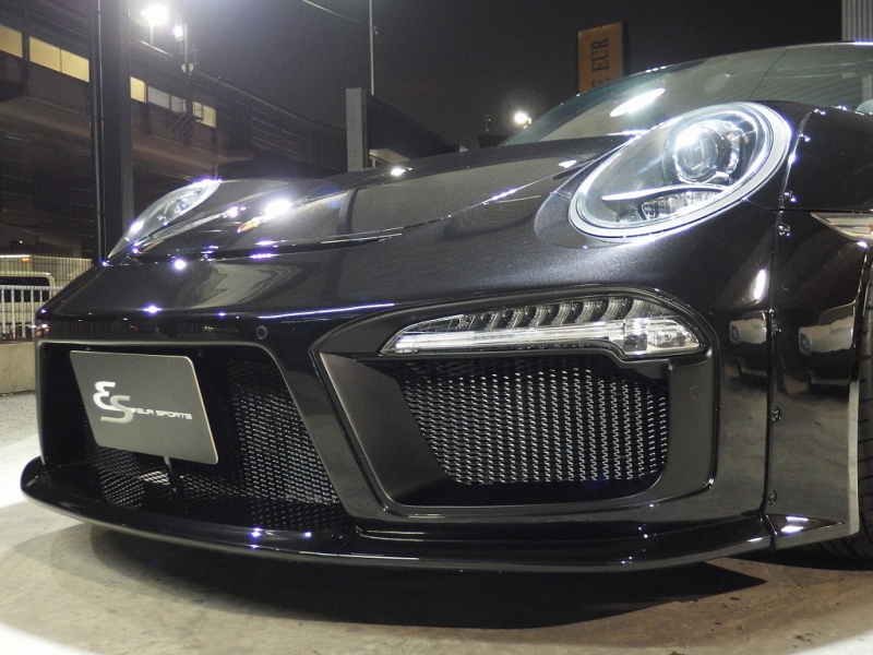 ポルシェ 911(Type991) カレラS カブリオレ EUR-GTRワイドボディ 専用21inアルミ ES可変バルブマフラー 中古車