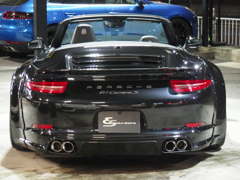 ポルシェ 911(Type991) カレラS カブリオレ EUR-GTRワイドボディ 専用21inアルミ ES可変バルブマフラー 中古車