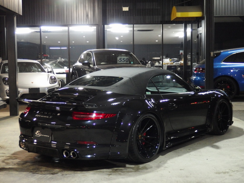 ポルシェ 911(Type991) カレラS カブリオレ EUR-GTRワイドボディ 専用21inアルミ ES可変バルブマフラー 中古車
