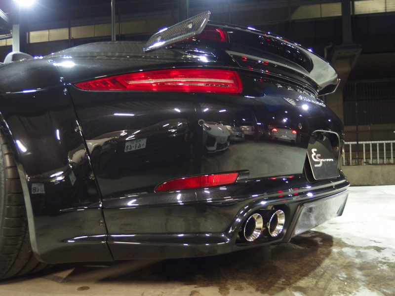 ポルシェ 911(Type991) カレラS カブリオレ EUR-GTRワイドボディ 専用21inアルミ ES可変バルブマフラー 中古車