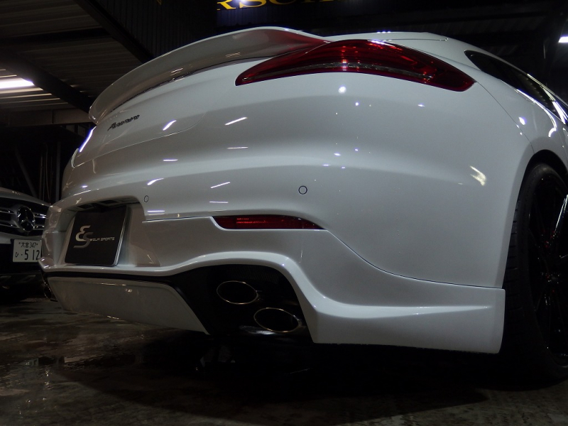 ポルシェ&nbsp;パナメーラ&nbsp;正規ディーラー車 右ハンドル EUR-GTエアロ 22inアルミ　ESダウンサス　ESスポーツマフラー&nbsp;中古車