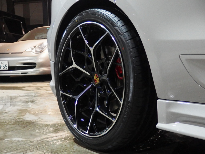 ポルシェ マカン ターボ EUR-GTエアロ ESダウンサス ES22inアルミ LCA 中古車