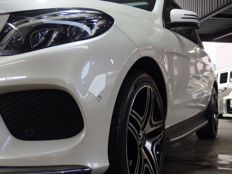 メルセデスベンツ GLE GLE350d　4マチック　スポーツ　AMG43純正フロントグリル　社外22インチアルミ 中古車