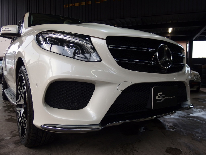 メルセデスベンツ GLE GLE350d　4マチック　スポーツ　AMG43純正フロントグリル　社外22インチアルミ 中古車