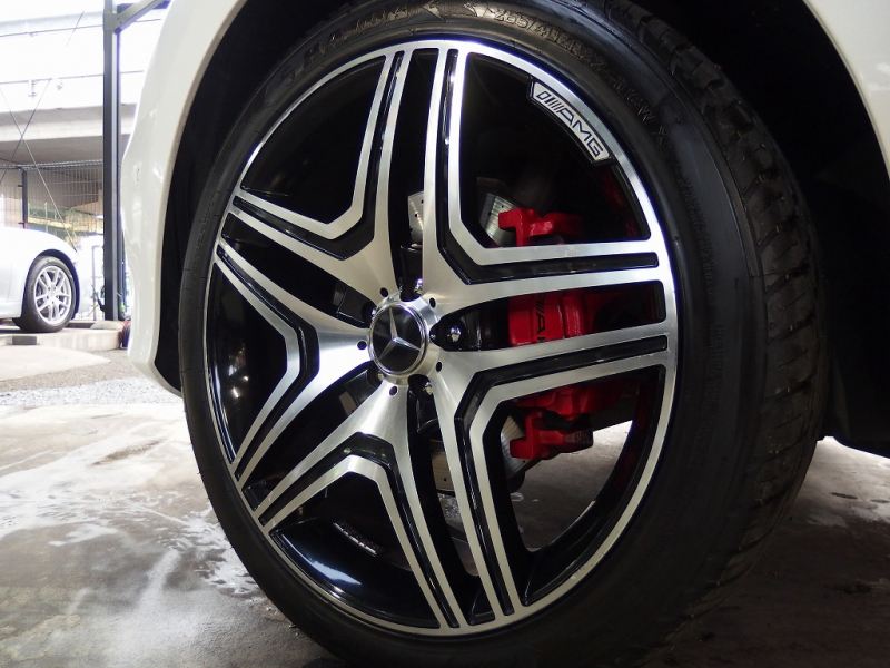 メルセデスベンツ GLE GLE350d　4マチック　スポーツ　AMG43純正フロントグリル　社外22インチアルミ 中古車