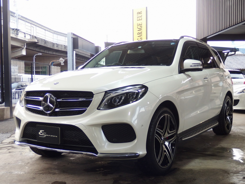 メルセデスベンツ GLE GLE350d　4マチック　スポーツ　AMG43純正フロントグリル　社外22インチアルミ 中古車