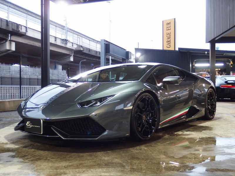 ランボルギーニ&nbsp;ウラカン&nbsp;LP610-4 正規ディラー車　左ハンドル　2015年モデル　エレガンテインテリア　フロントリフター　ローダウン&nbsp;中古車
