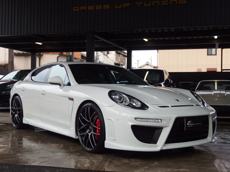 ポルシェ パナメーラ エディション 2016年モデル EUR-GTエアロ ES22インチアルミ ESダウンサス ESスポーツマフラー  中古車