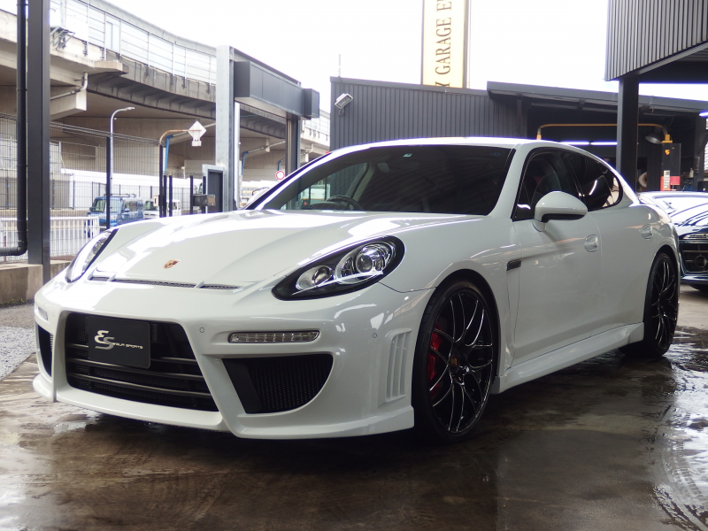ポルシェ パナメーラ エディション 2016年モデル EUR-GTエアロ ES22インチアルミ ESダウンサス ESスポーツマフラー  中古車