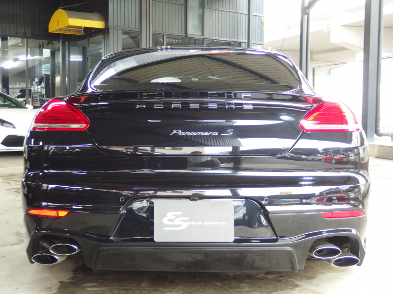 ポルシェ パナメーラ 後期 EUR-GTエアロ ES22インチアルミ ESスポーツマフラー ESダウンサス 正規ディーラー車 ベージュ×ブラックレザー 中古車