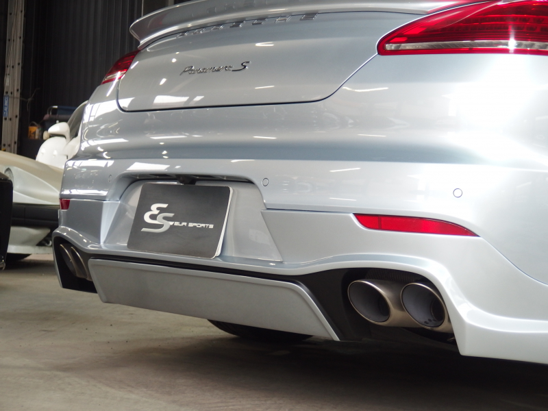 ポルシェ&nbsp;パナメーラ&nbsp;S スポーツクロノPKG 後期モデル　EUR-GTエアロ　ES22インチ　スマートキー　イージークローザー　前後シートヒーター&nbsp;中古車