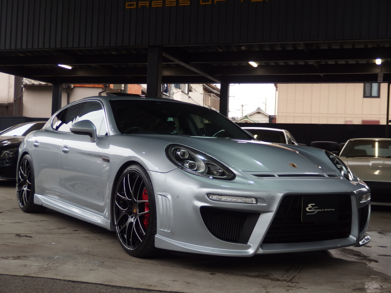 ポルシェ&nbsp;パナメーラ&nbsp;S スポーツクロノPKG 後期モデル　EUR-GTエアロ　ES22インチ　スマートキー　イージークローザー　前後シートヒーター&nbsp;中古車