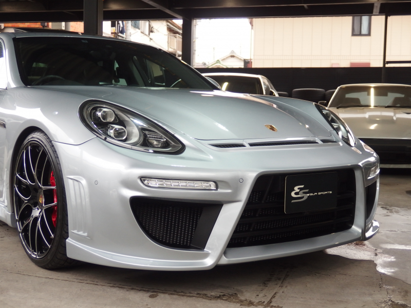 ポルシェ&nbsp;パナメーラ&nbsp;S スポーツクロノPKG 後期モデル　EUR-GTエアロ　ES22インチ　スマートキー　イージークローザー　前後シートヒーター&nbsp;中古車