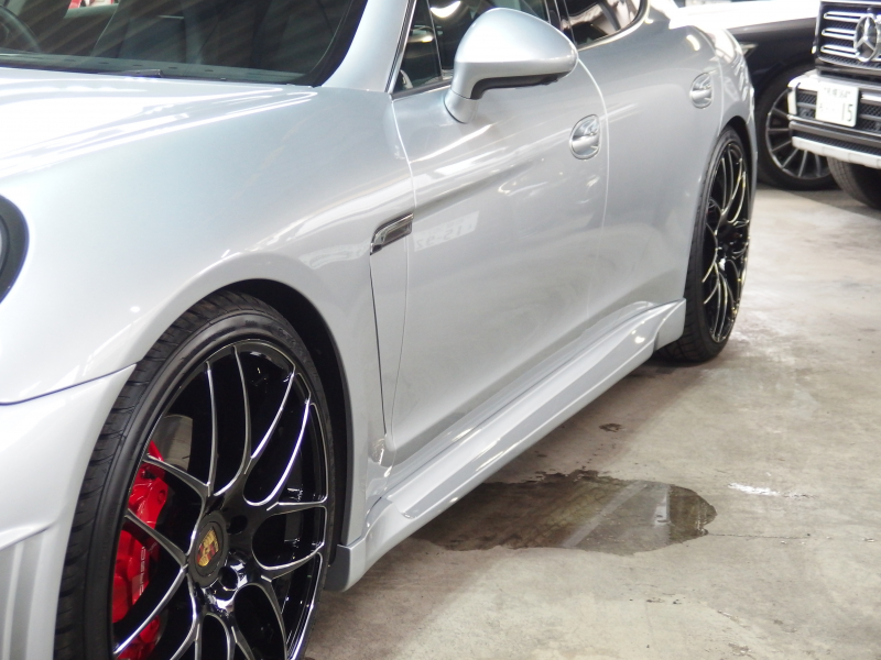 ポルシェ&nbsp;パナメーラ&nbsp;S スポーツクロノPKG 後期モデル　EUR-GTエアロ　ES22インチ　スマートキー　イージークローザー　前後シートヒーター&nbsp;中古車