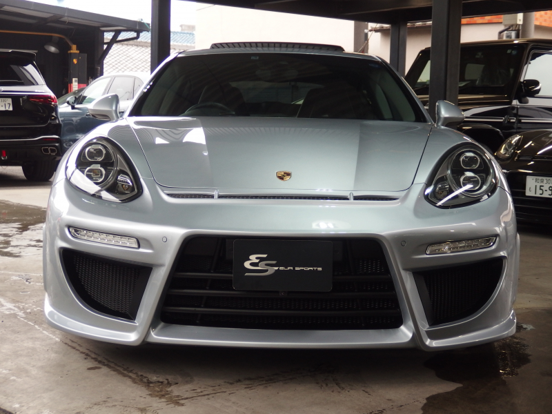 ポルシェ&nbsp;パナメーラ&nbsp;S スポーツクロノPKG 後期モデル　EUR-GTエアロ　ES22インチ　スマートキー　イージークローザー　前後シートヒーター&nbsp;中古車