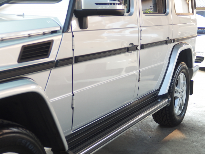 メルセデスベンツ Gクラス G350 ブルーテック　正規ディーラー車　右ハンドル　サンルーフ  アダプティブクルーズコントロール　ブラックレザーシート 中古車