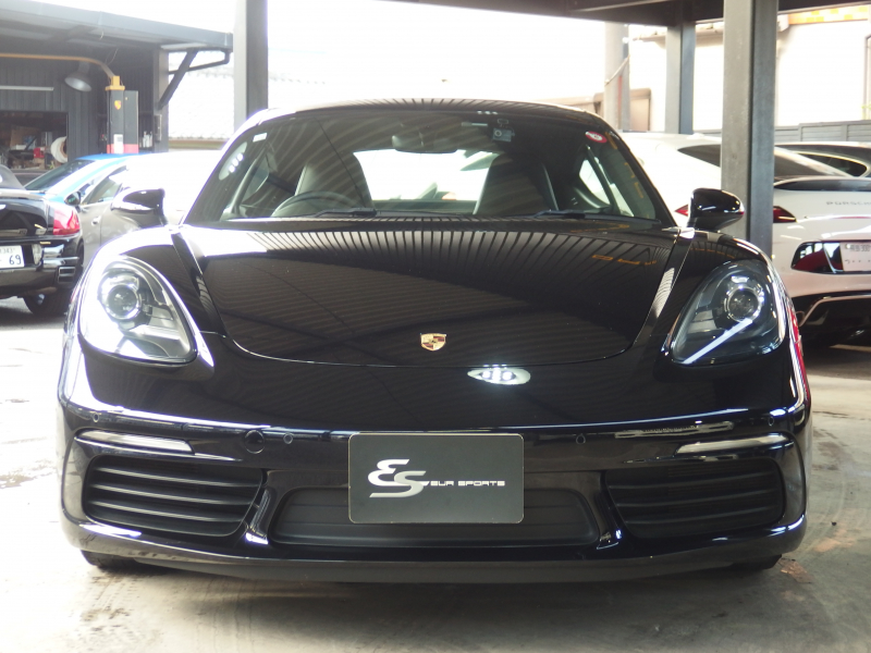 ポルシェ&nbsp;718 ケイマン&nbsp;正規ディーラー車　ブラックレザーシート　純正ナビ　バックカメラ　電動格納ミラー　オートライト  パークトロニック　純正アルミ&nbsp;中古車