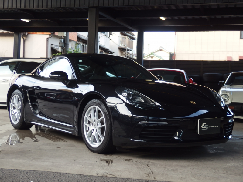 ポルシェ&nbsp;718 ケイマン&nbsp;正規ディーラー車　ブラックレザーシート　純正ナビ　バックカメラ　電動格納ミラー　オートライト  パークトロニック　純正アルミ&nbsp;中古車