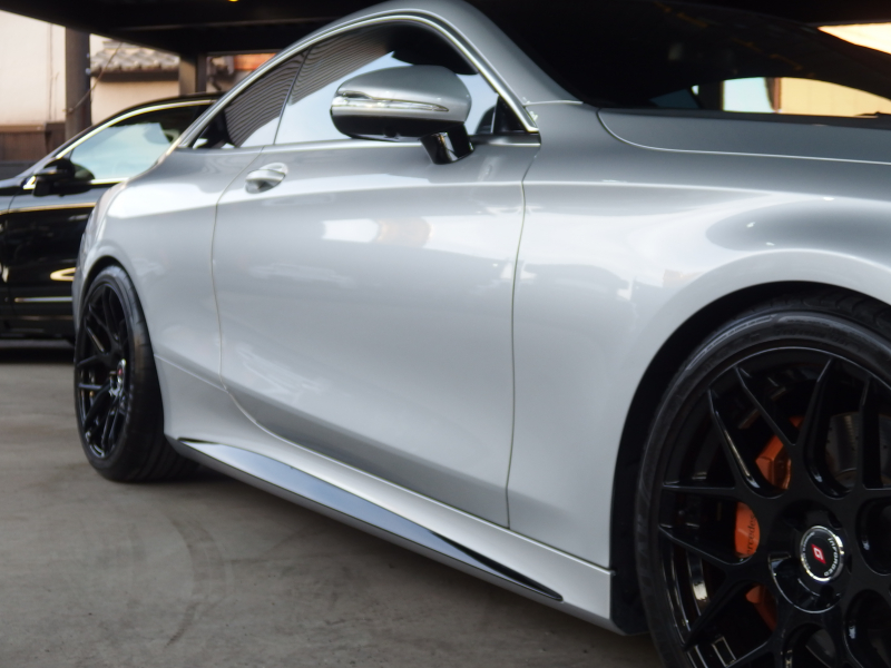 メルセデスベンツ&nbsp;Sクラス&nbsp;S550クーペ　後期63ルック　後期テールレンズ　社外20inアルミ　ローダウン  パノラマガラスルーフ　ブルメスター&nbsp;中古車