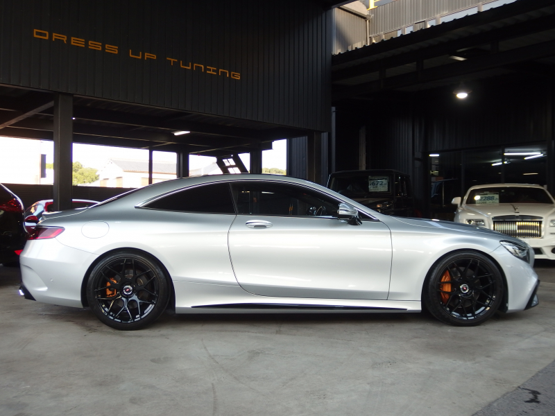 メルセデスベンツ&nbsp;Sクラス&nbsp;S550クーペ　後期63ルック　後期テールレンズ　社外20inアルミ　ローダウン  パノラマガラスルーフ　ブルメスター&nbsp;中古車