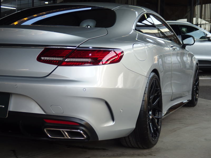 メルセデスベンツ&nbsp;Sクラス&nbsp;S550クーペ　後期63ルック　後期テールレンズ　社外20inアルミ　ローダウン  パノラマガラスルーフ　ブルメスター&nbsp;中古車