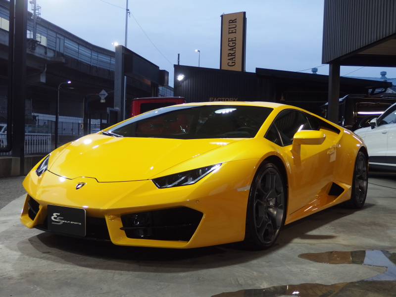 ランボルギーニ ウラカン LP580-2 正規ディーラー車 左ハンドル 純正20inアルミ フロントリフター ガラスエンジンフード 中古車
