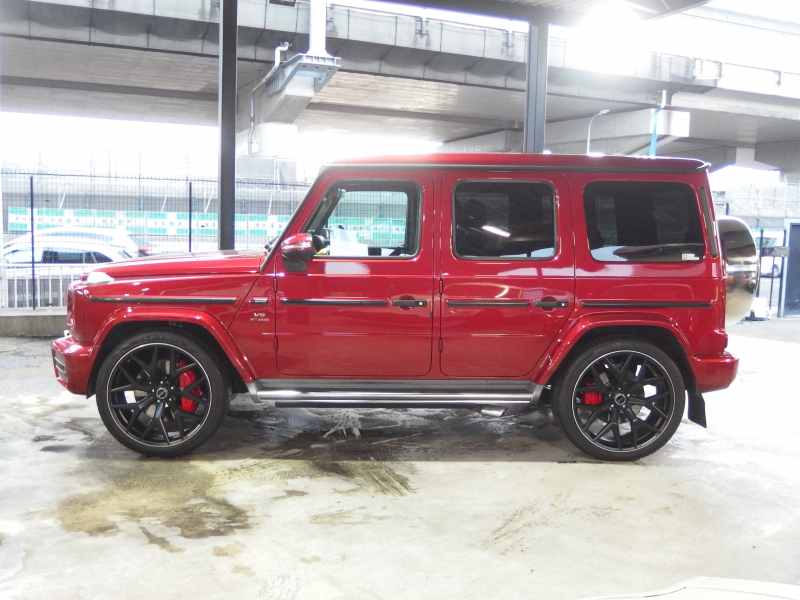 AMG Gクラス G63 AMGレザーエクスクルーシブパッケージ　左ハンドル　WALD24inアルミ　アイバッハダウンサス　電動サイドステップ　 中古車