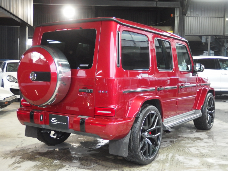 AMG Gクラス G63 AMGレザーエクスクルーシブパッケージ　左ハンドル　WALD24inアルミ　アイバッハダウンサス　電動サイドステップ　 中古車