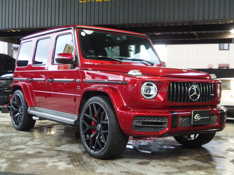 AMG Gクラス G63 AMGレザーエクスクルーシブパッケージ　左ハンドル　WALD24inアルミ　アイバッハダウンサス　電動サイドステップ　 中古車