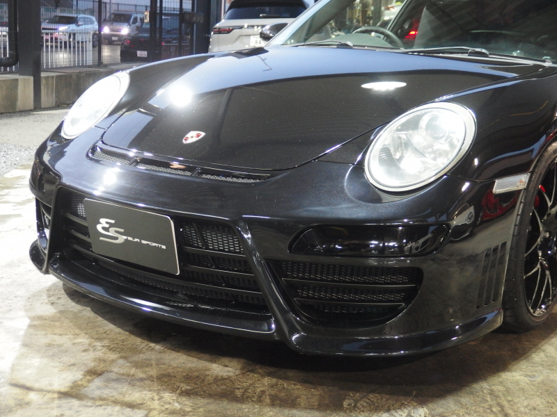 ポルシェ 911(Type997) カレラS 右ハンドル　正規ディーラー車　サンルーフ　EUR-GTエアロ　ESダウンサス　ESスポーツマフラー　社外19inアルミ 中古車