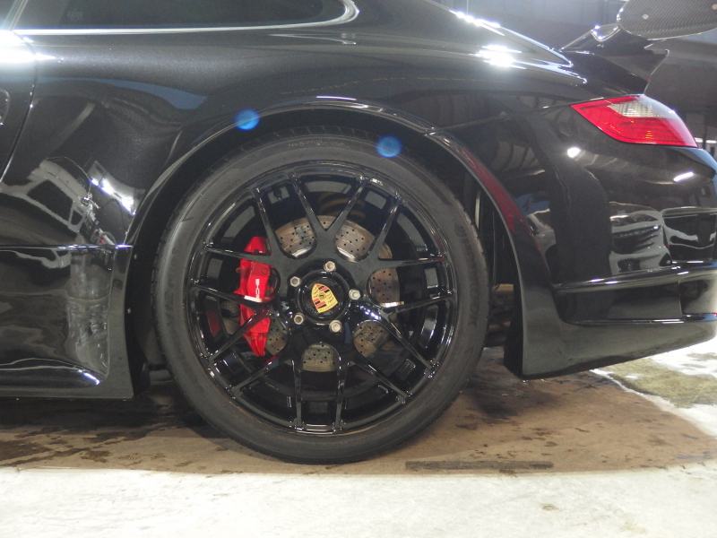 ポルシェ 911(Type997) カレラS 右ハンドル　正規ディーラー車　サンルーフ　EUR-GTエアロ　ESダウンサス　ESスポーツマフラー　社外19inアルミ 中古車