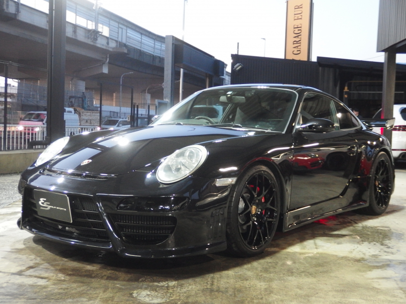 ポルシェ 911(Type997) カレラS 右ハンドル　正規ディーラー車　サンルーフ　EUR-GTエアロ　ESダウンサス　ESスポーツマフラー　社外19inアルミ 中古車