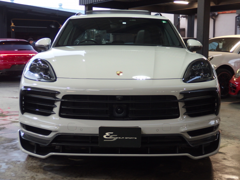 ポルシェ カイエン スポーツクロノパッケージ　EUR-GTエアロ　社外22in クレヨンオールペイント　エントリードライブ  CarPlay エアサス 中古車